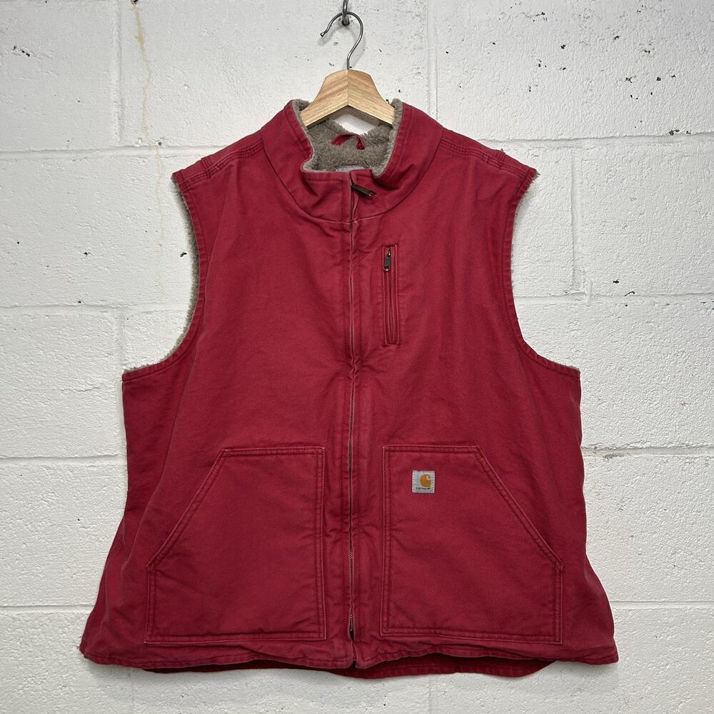 Carhartt Sherpa-Lined Vest “Rose Pink” WV001-624
